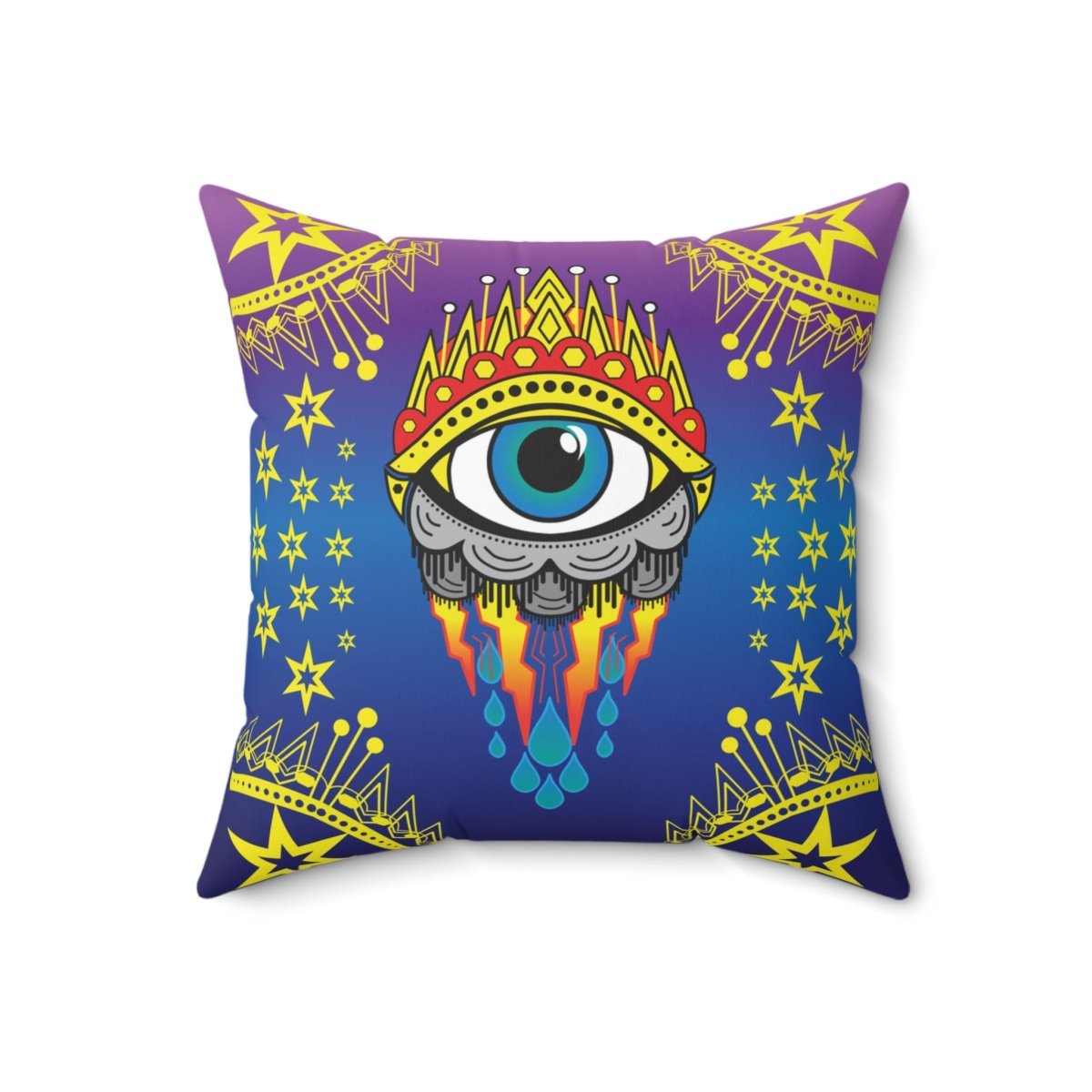 All Seeing Eye Plush Fleece Pillow, Mystic Second Sight