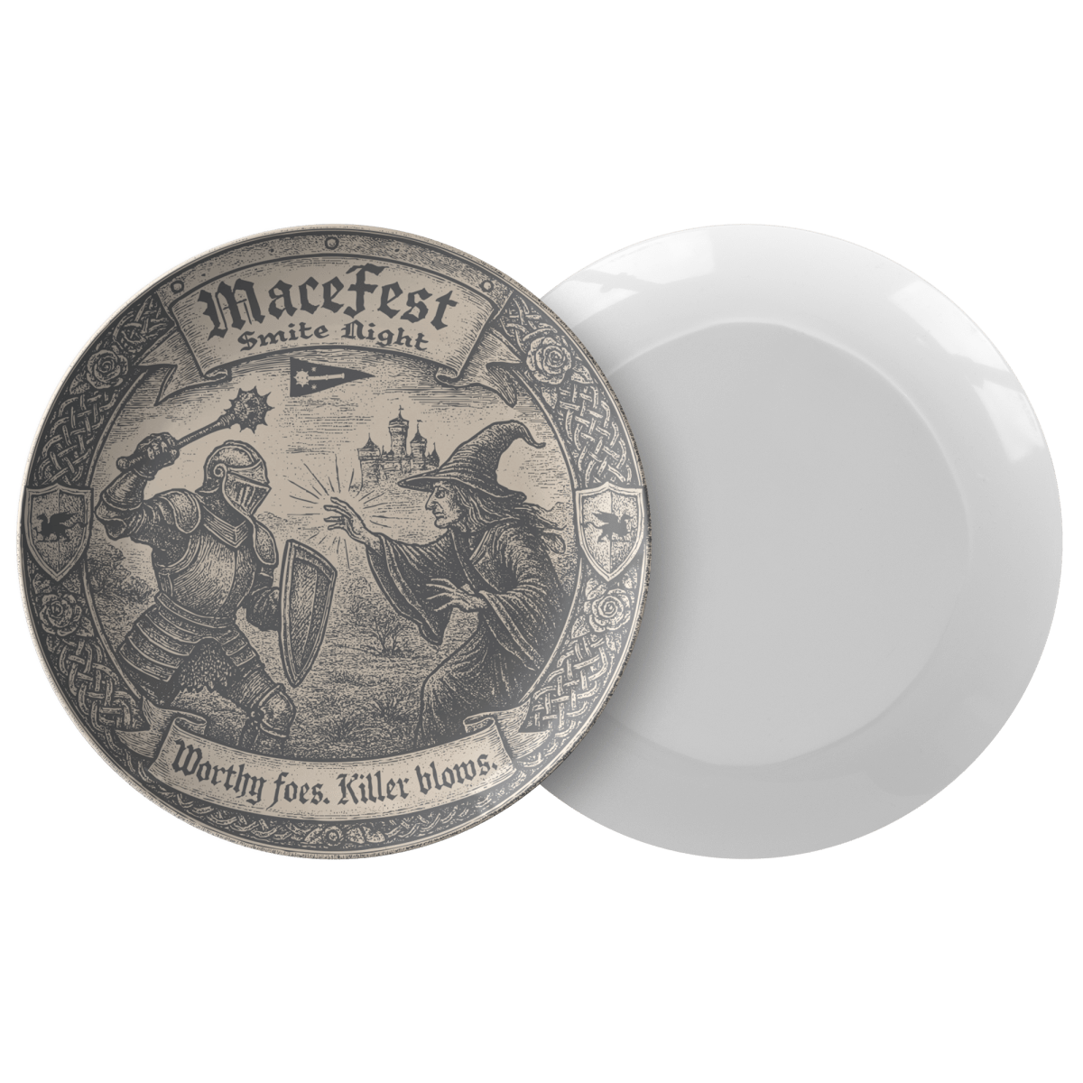 Couple Fight Make - Up Gift Funny Smite Night at Macemark Realm, 1 or Sets of 2, 4, Knight Chivalry