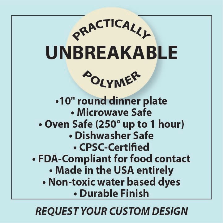 Golden Goose Egg Gift Avoid Greed Aesop Fable Polymer Plate for Fun Meals and Decor, Save with Sets