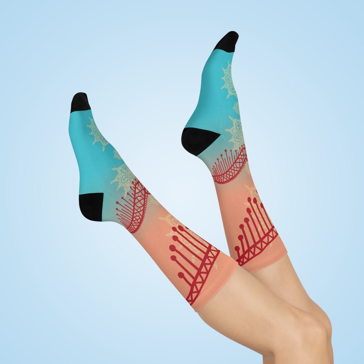 Gypsy Lace Dancer Dream Gift Cushioned Crew Socks