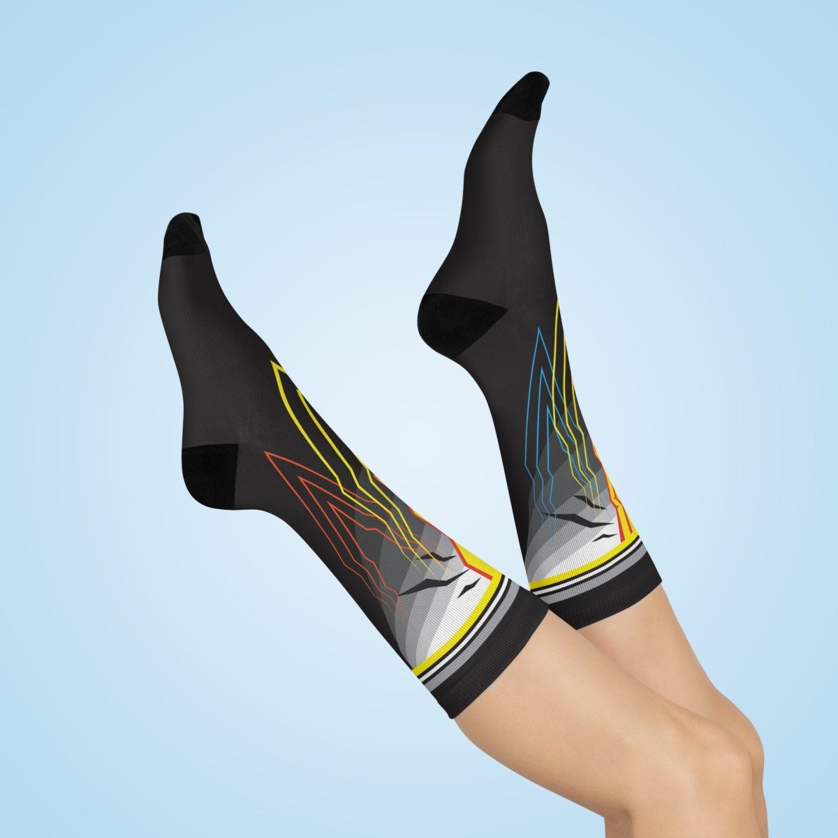 Thunderstruck Stunner Life Surprise Gift Cushioned Crew Socks