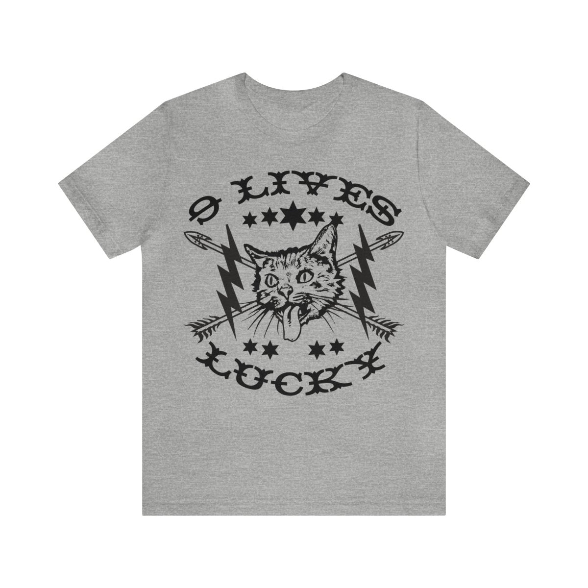 9 Lives Lucky Cat Premium T-Shirt