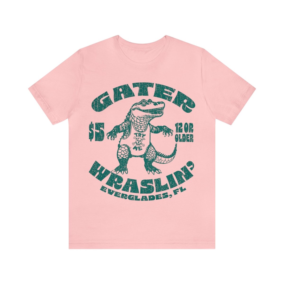 Alligator Wrestling Premium T-Shirt, Florida, Try Me, Funny