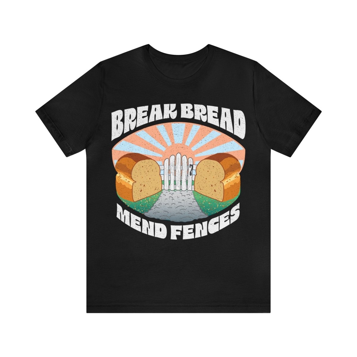 Break Bread Mend Fences Premium T-Shirt, Cook, Chef, Bake, Peacemaker