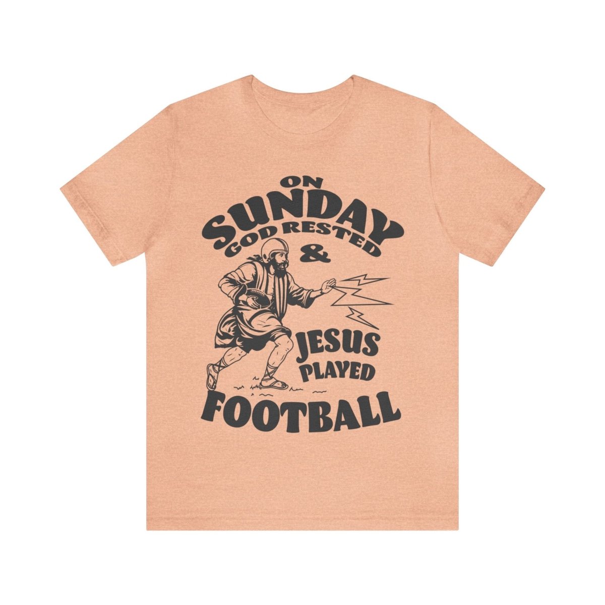 Jesus Played Football Premium T-Shirt, Sunday, Funny