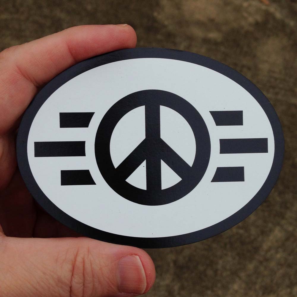 Peace - Magnet 4" x 3"