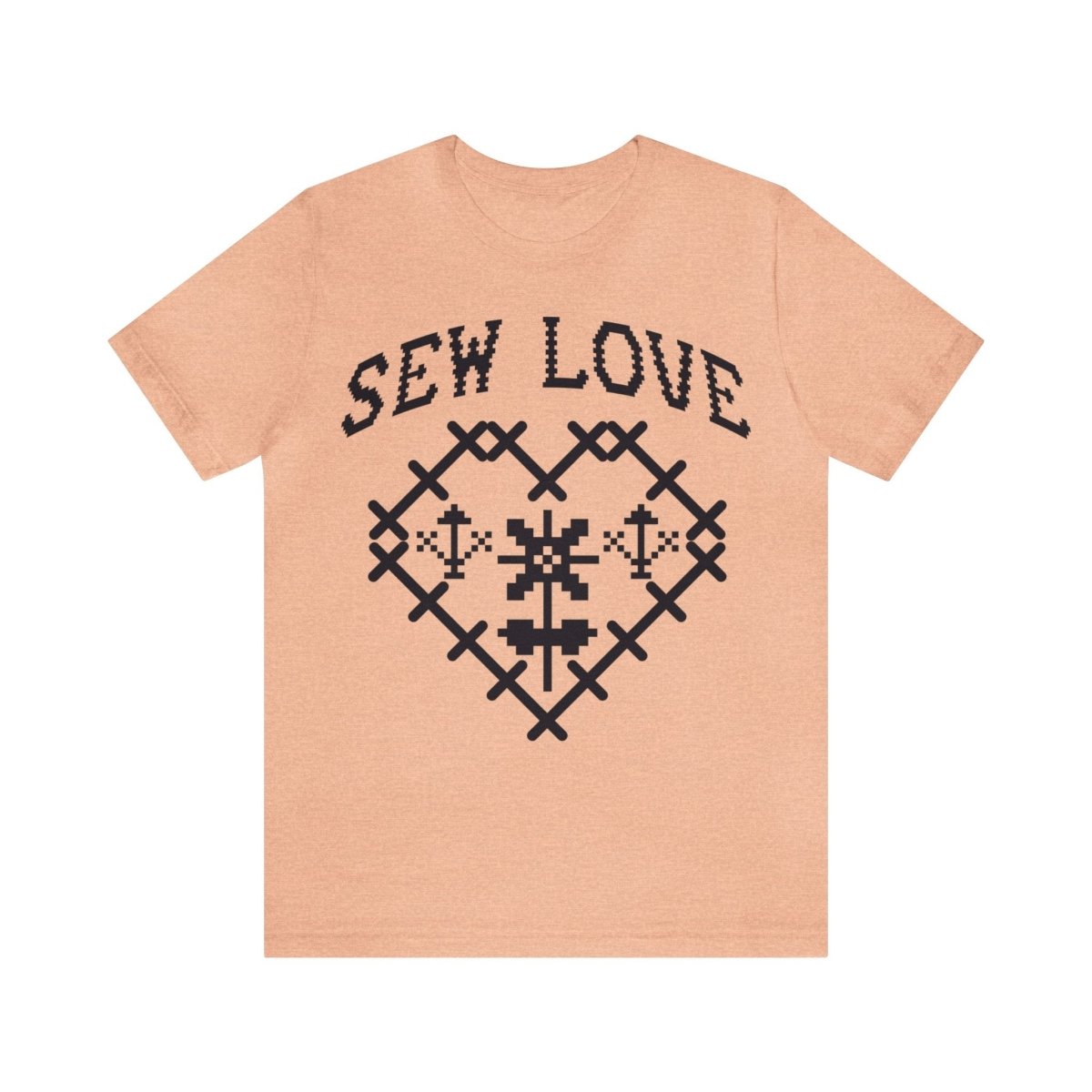 Sew Love Premium T-Shirt, Sewing Grows Love, Stitch, Needlepoint, Embroidery, Craft Gift Skills