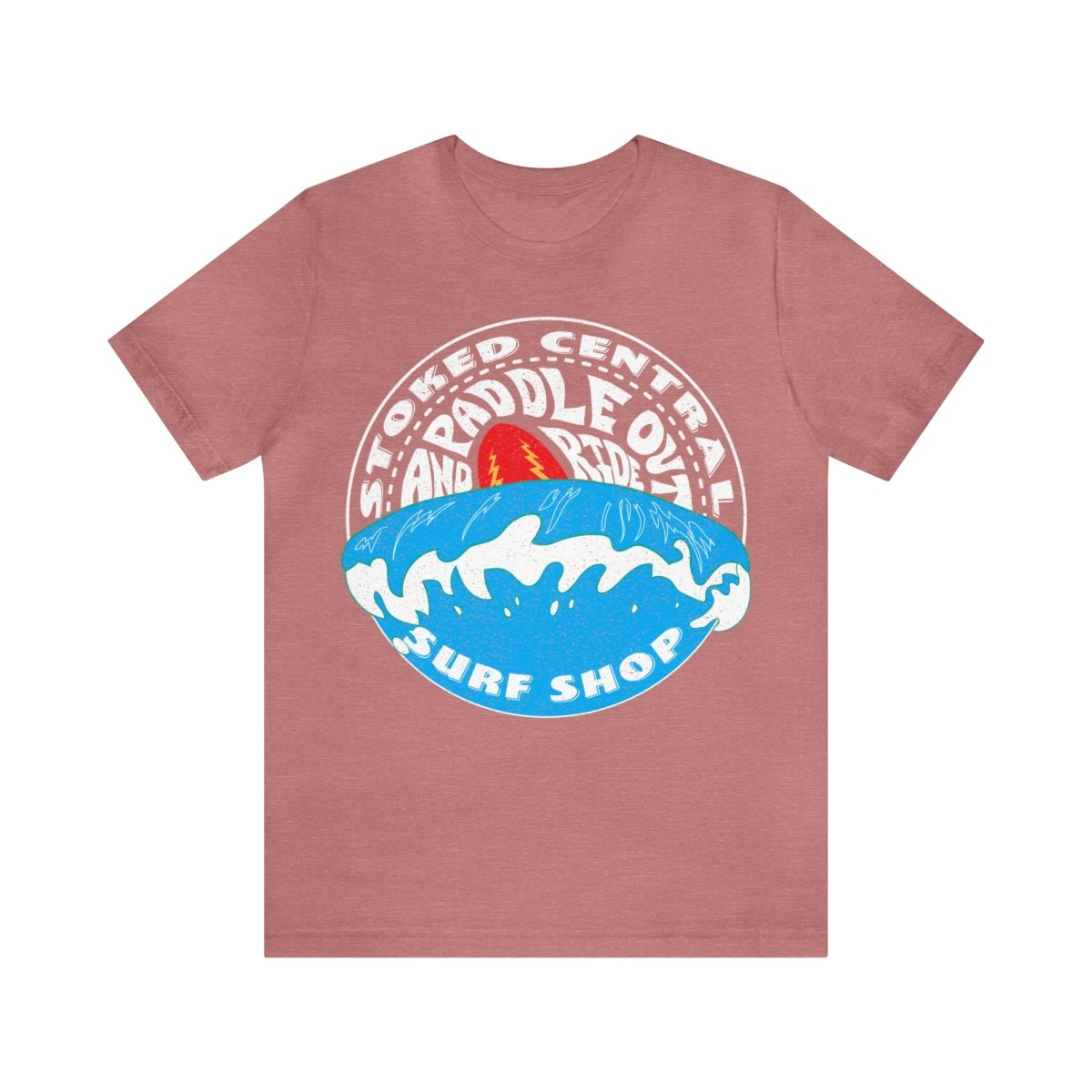 Stoked Central Surf Shop Paddle Out Premium T-Shirt, Malibu, California