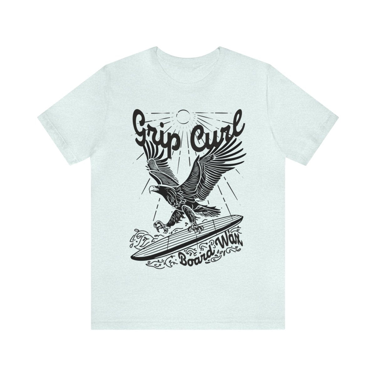 Surf Eagle Premium T-Shirt, Grip Curl Board Wax
