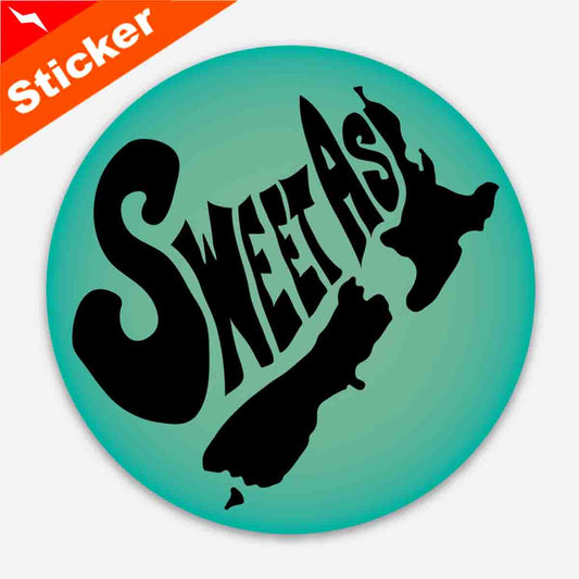 Sweet As Premium Stickers and Magnets, New Zealand, Maori, Lingo, Local or Travel Gift