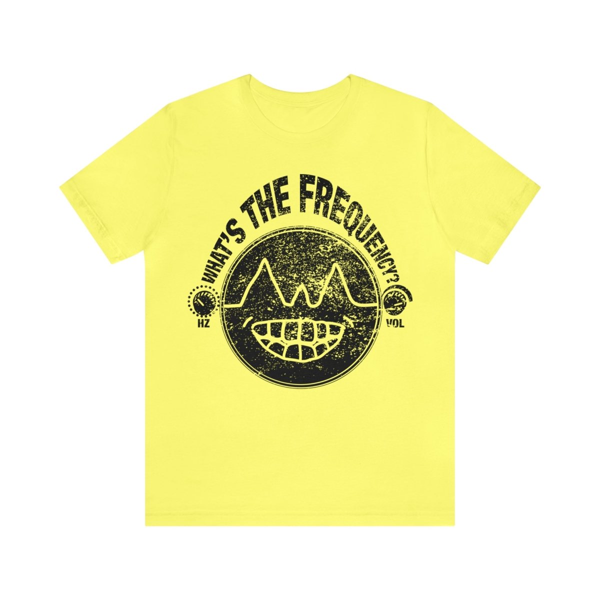 What's The Frequency? Premium T-Shirt, Tune In To The Right Frequency