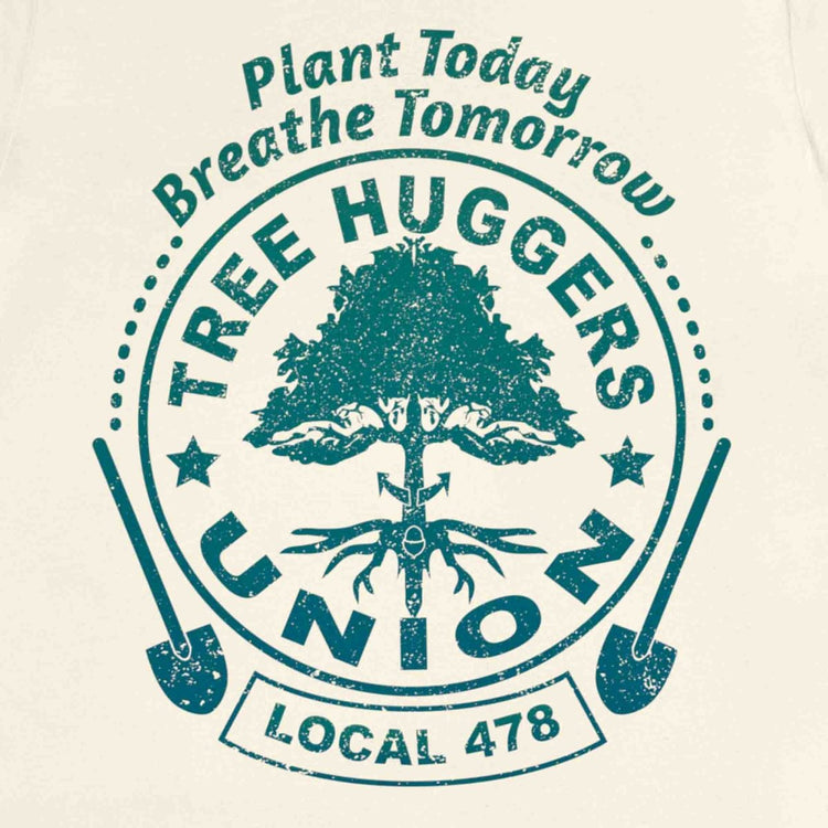Tree Huggers Union, nature, environmentalism, outdoors, climate, funny