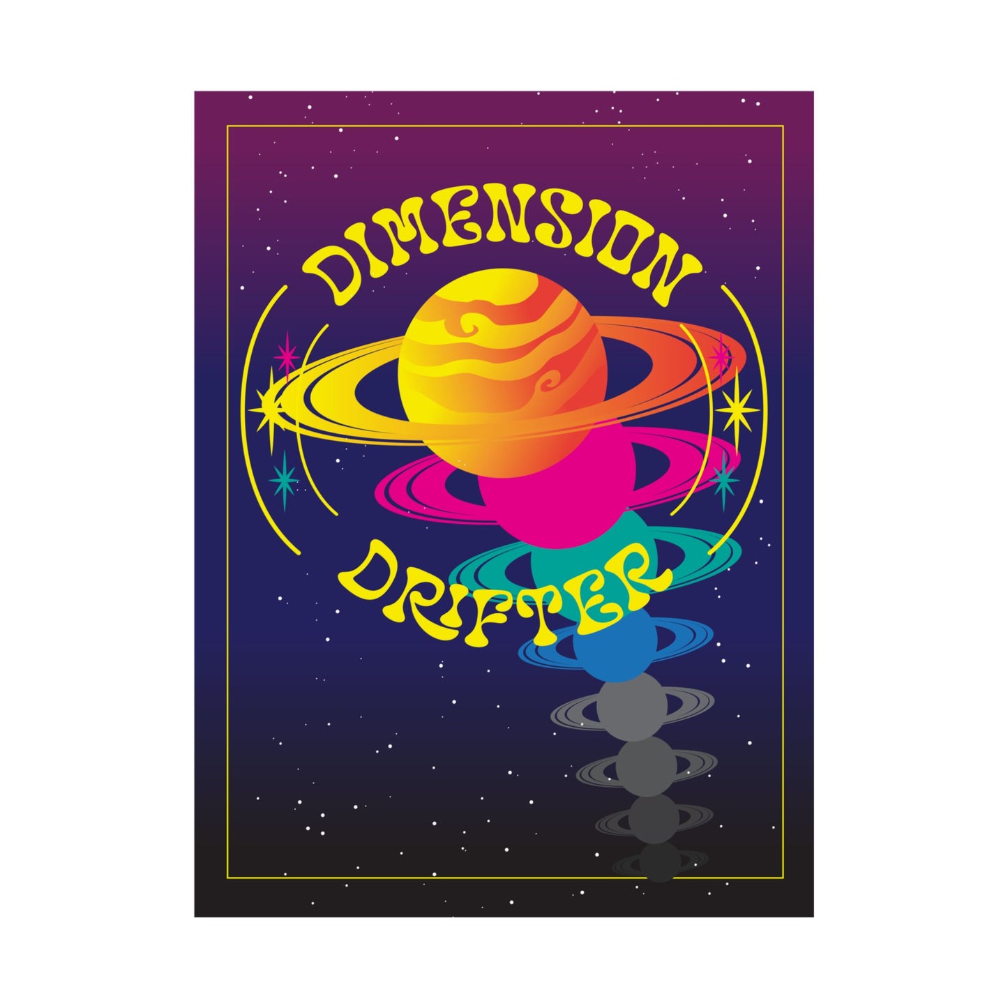 Dimension Drifter Premium Wall Art Print