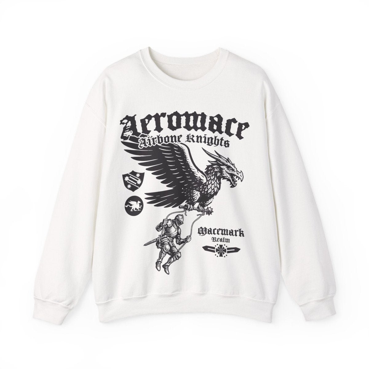 Aeromace, Airborne Knights Of Macemark Fleece Sweatshirt
