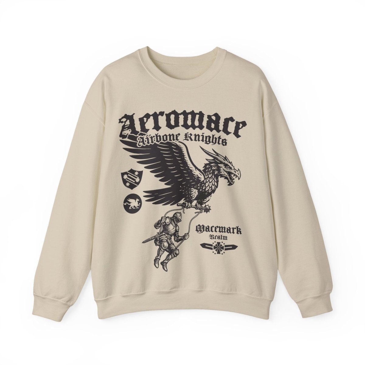 Aeromace, Airborne Knights Of Macemark Fleece Sweatshirt