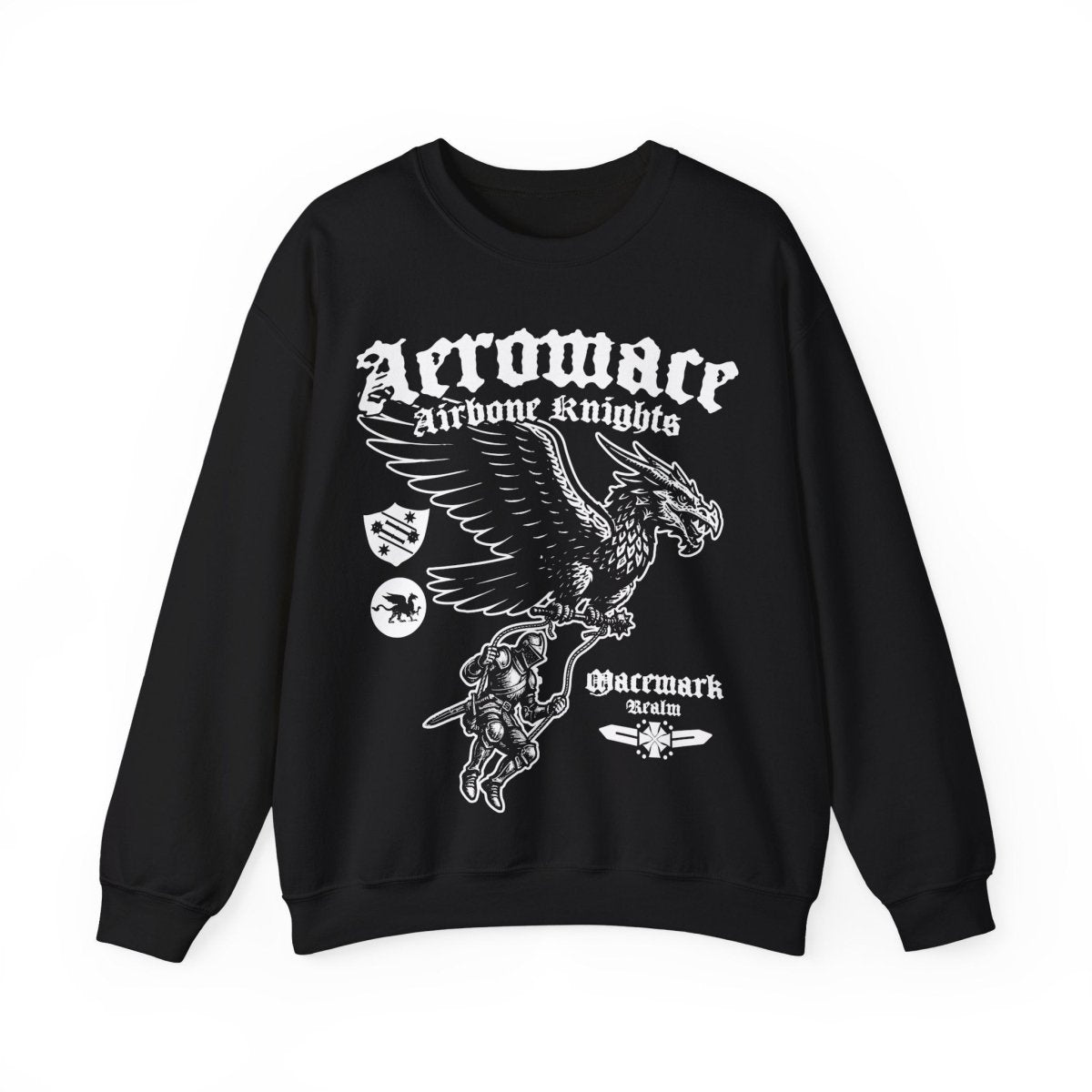 Aeromace, Airborne Knights Of Macemark Fleece Sweatshirt