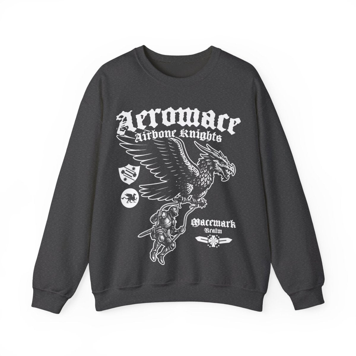 Aeromace, Airborne Knights Of Macemark Fleece Sweatshirt