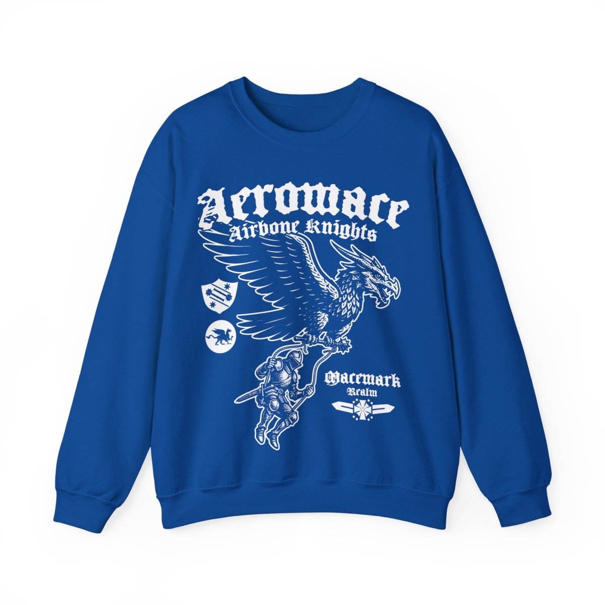 Aeromace, Airborne Knights Of Macemark Fleece Sweatshirt