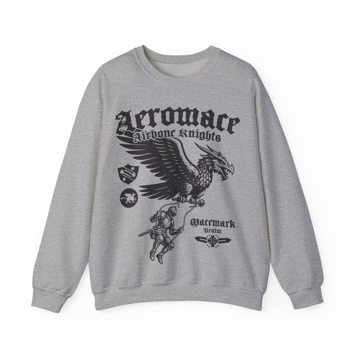 Aeromace, Airborne Knights Of Macemark Fleece Sweatshirt