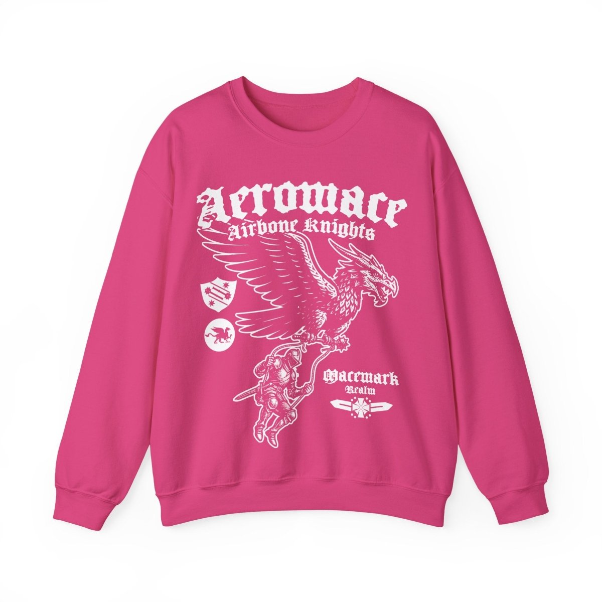 Aeromace, Airborne Knights Of Macemark Fleece Sweatshirt