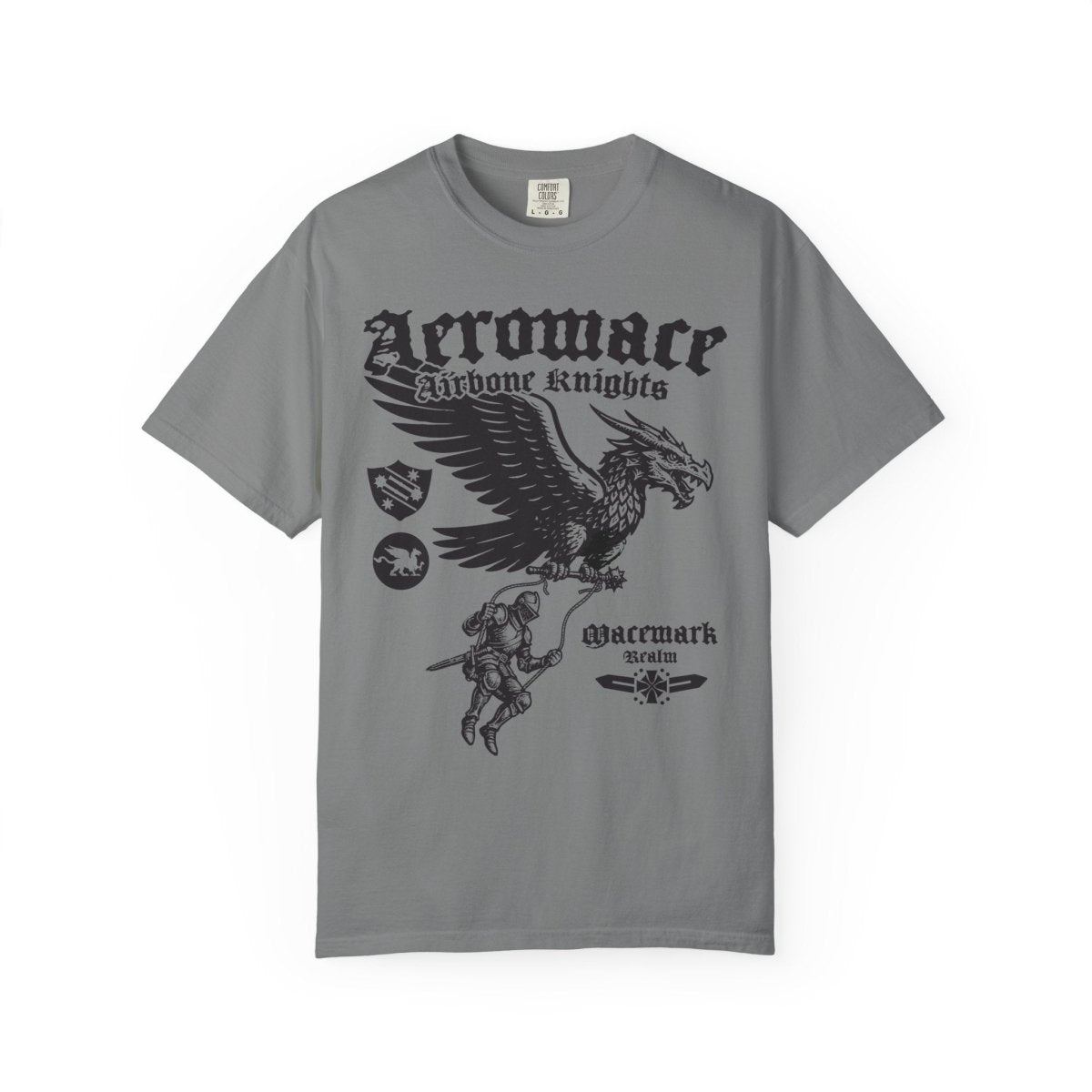 Airborne Knights of Macemark Comfort Colors Relaxed Fit Heavy Soft Tee