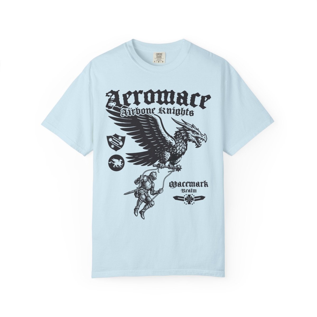 Airborne Knights of Macemark Comfort Colors Relaxed Fit Heavy Soft Tee