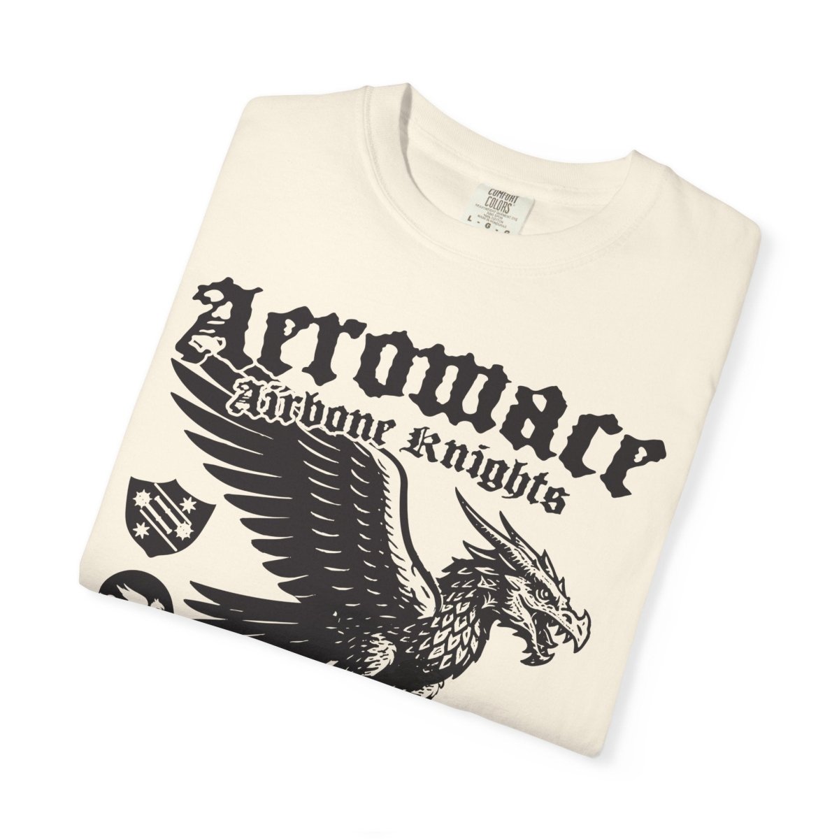 Airborne Knights of Macemark Comfort Colors Relaxed Fit Heavy Soft Tee