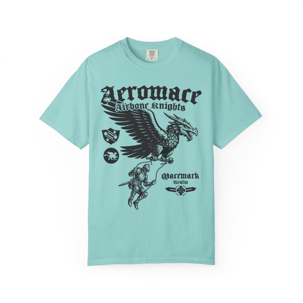 Airborne Knights of Macemark Comfort Colors Relaxed Fit Heavy Soft Tee