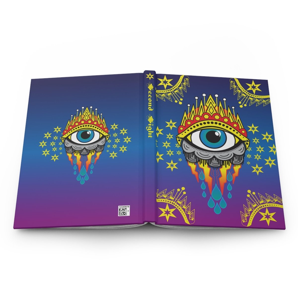 All Seeing Eye Journal or Notebook Hardcover, Clairvoyant