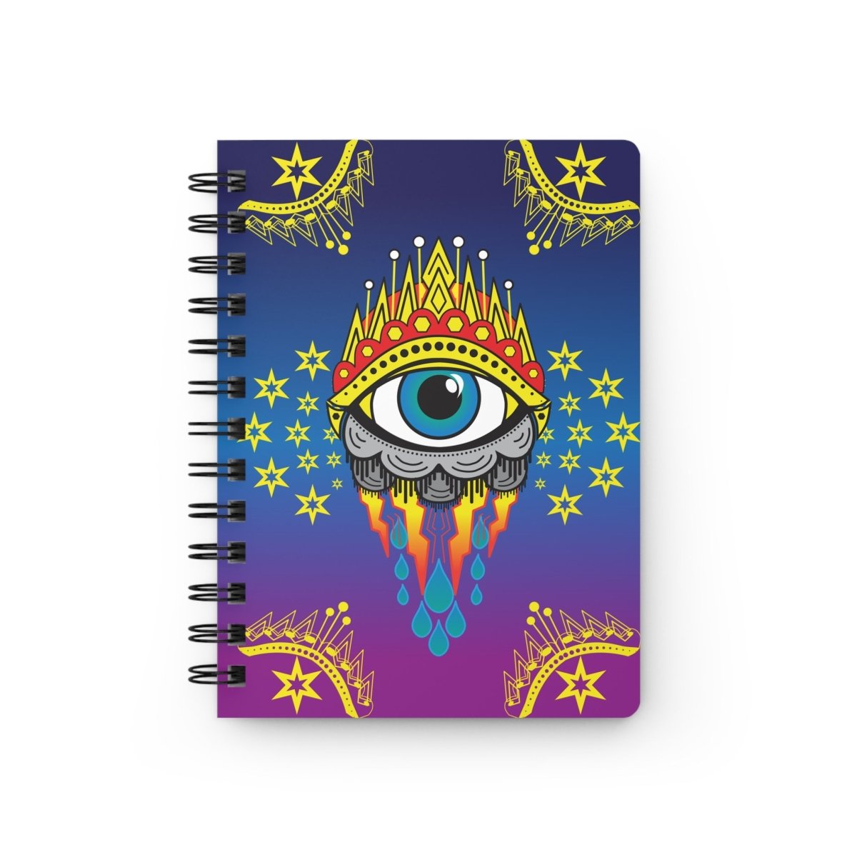 All Seeing Eye Spiral Bound Journal or Notebook, Clairvoyant, ESP, Psychic, Empath