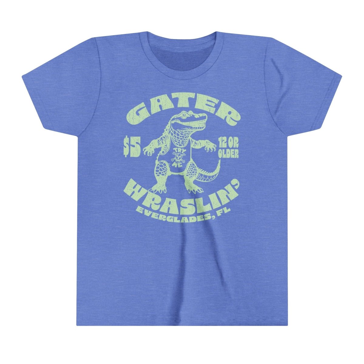 Alligator Wrestling Kids Premium T-Shirt, Florida, Funny, Lesson in Challenges