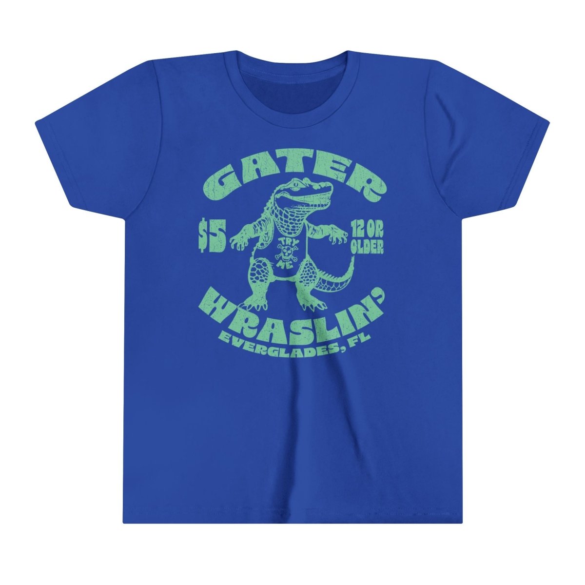 Alligator Wrestling Kids Premium T-Shirt, Florida, Funny, Lesson in Challenges