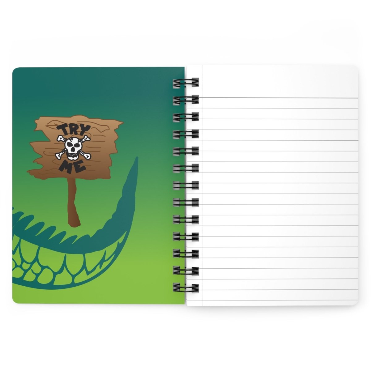 Alligator Wrestling Spiral Bound Journal or Notebook, Face Your Challenges