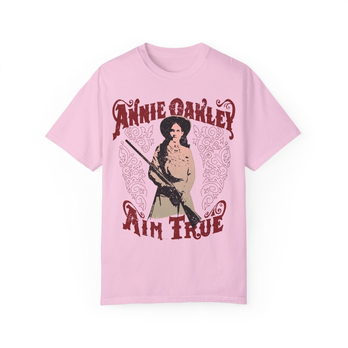 Annie Oakley Aim True Comfort Colors Relaxed Fit Softy Tee, Her Gift