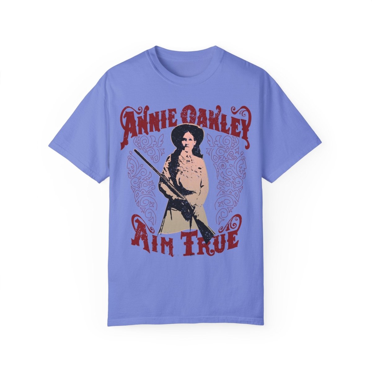 Annie Oakley Aim True Comfort Colors Relaxed Fit Softy Tee, Her Gift