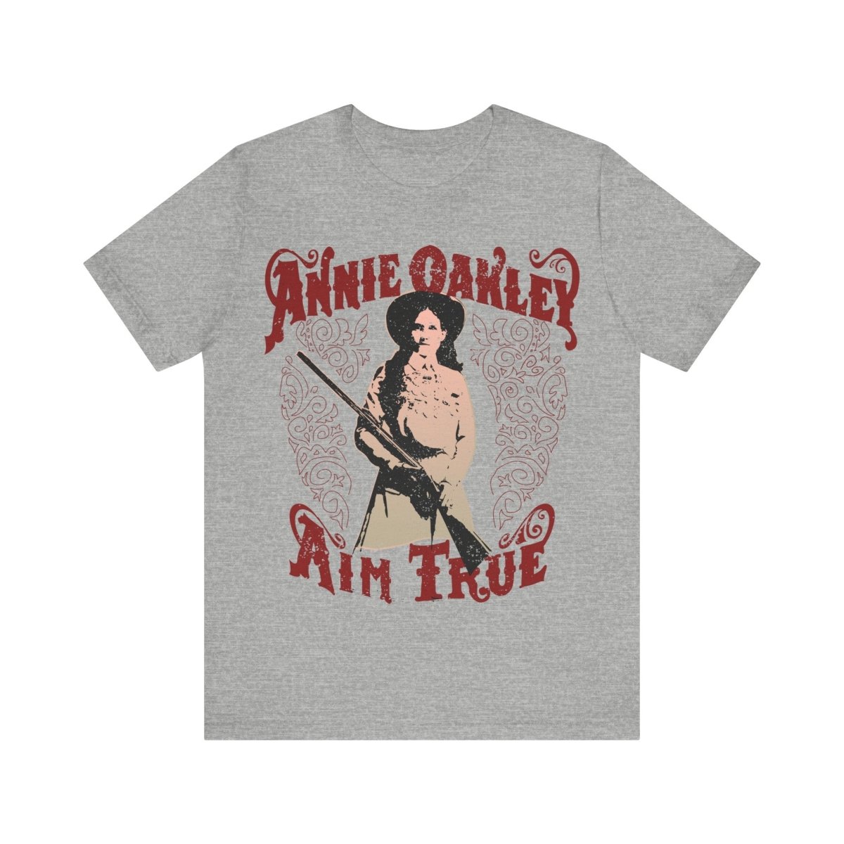 Annie Oakley Aim True Premium T-Shirt, Self Empowerment Inspiration for Her