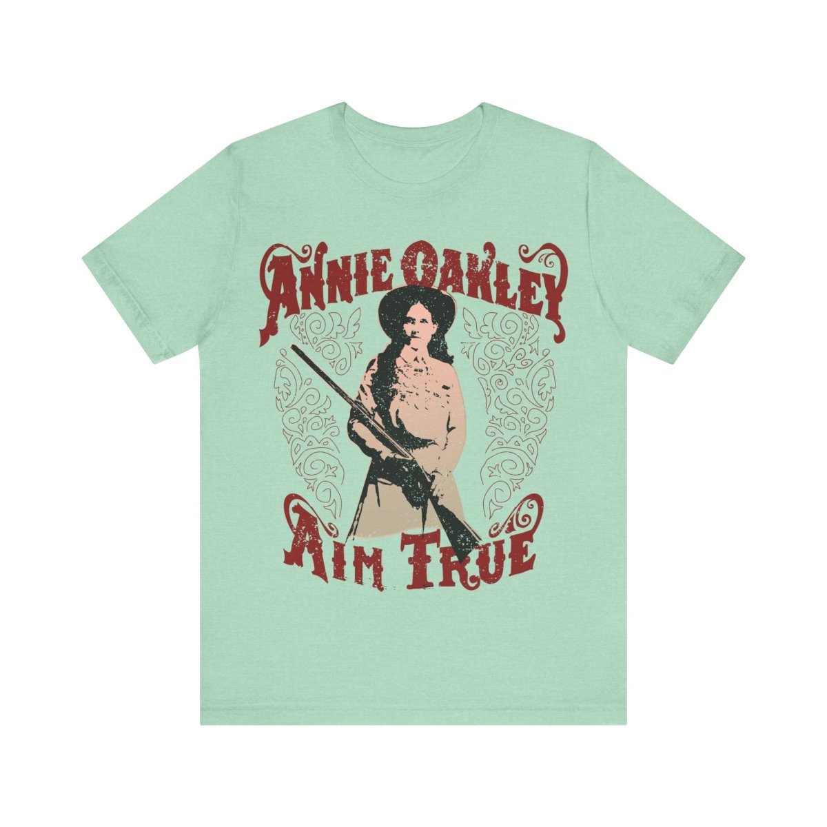 Annie Oakley Aim True Premium T-Shirt, Self Empowerment Inspiration for Her