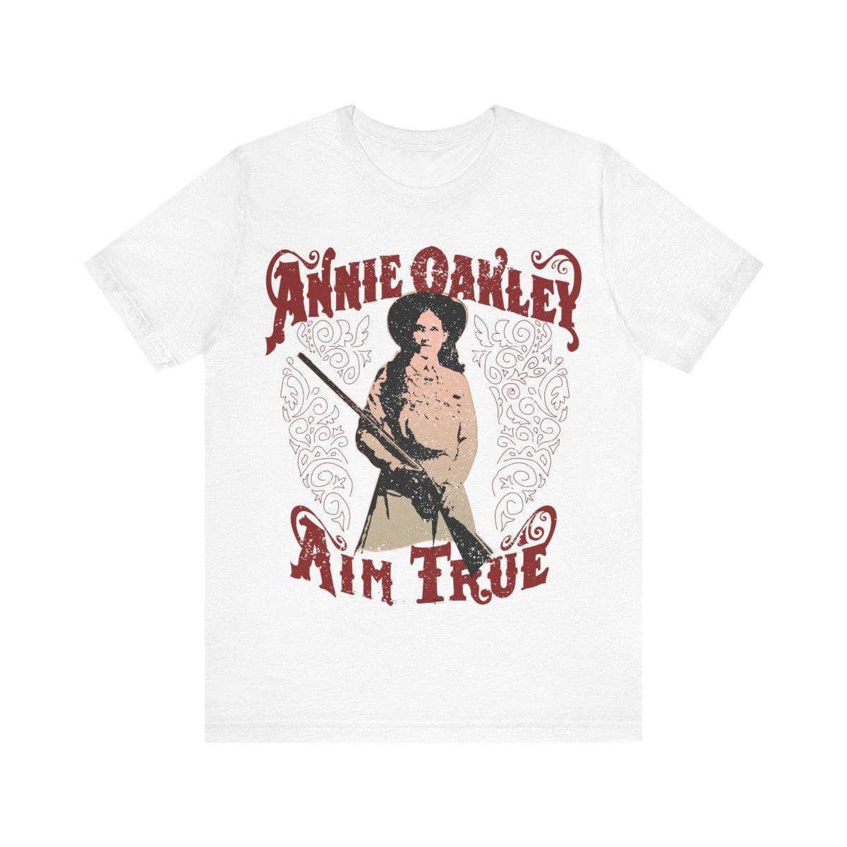 Annie Oakley Aim True Premium T-Shirt, Self Empowerment Inspiration for Her