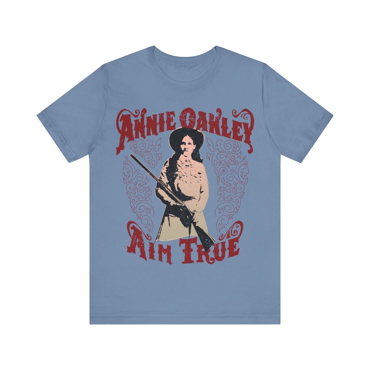 Annie Oakley Aim True Premium T-Shirt, Self Empowerment Inspiration for Her