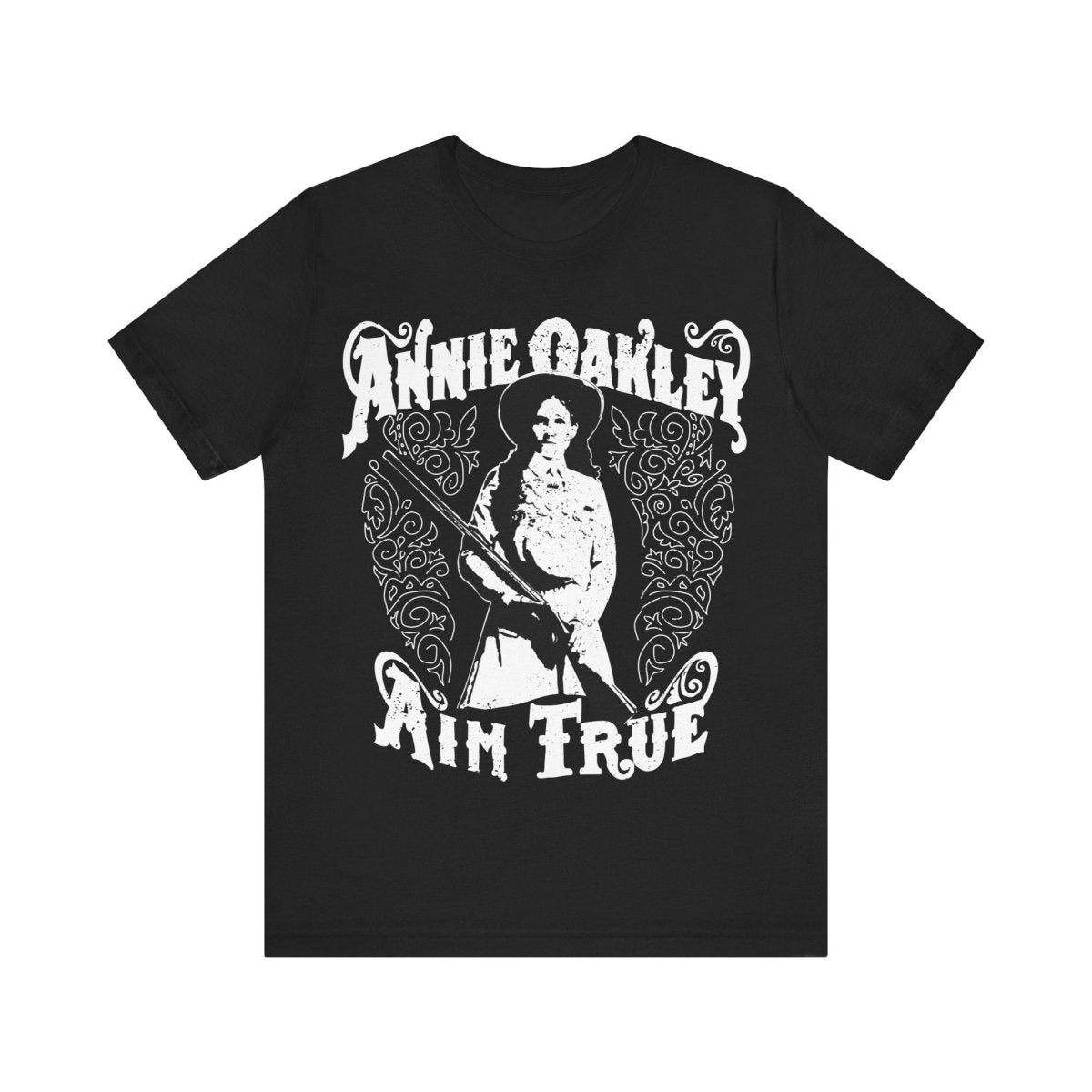 Annie Oakley Aim True Premium T-Shirt, Self Empowerment Inspiration for Her