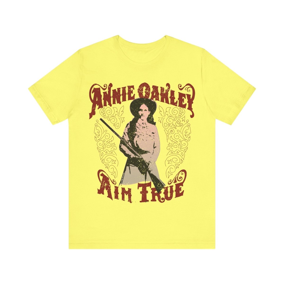 Annie Oakley Aim True Premium T-Shirt, Self Empowerment Inspiration for Her