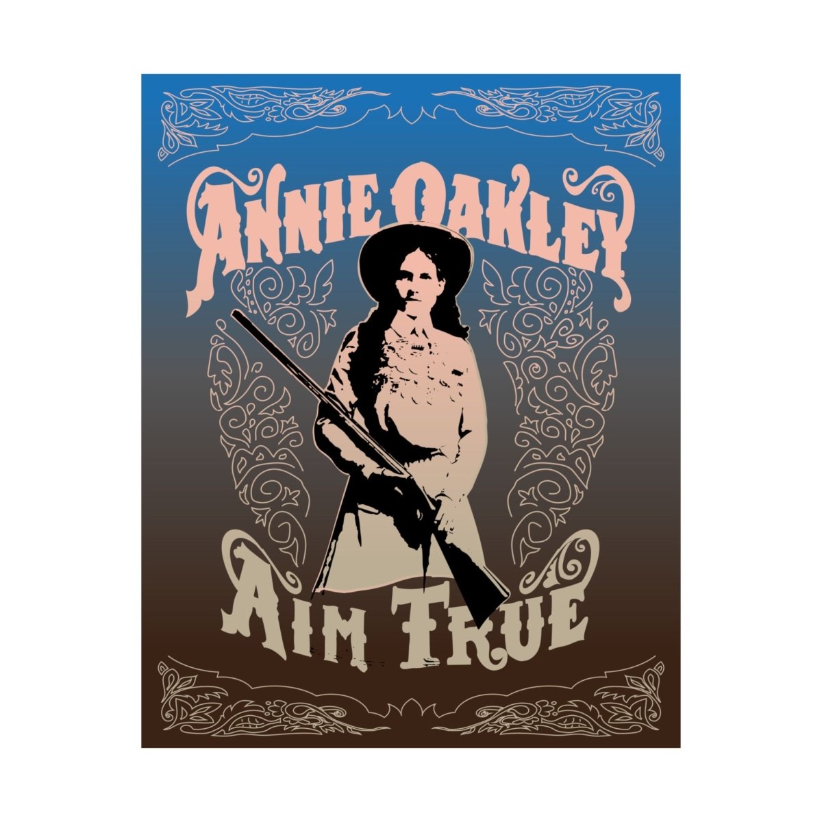 Annie Oakley Aim True Premium Wall Art Print