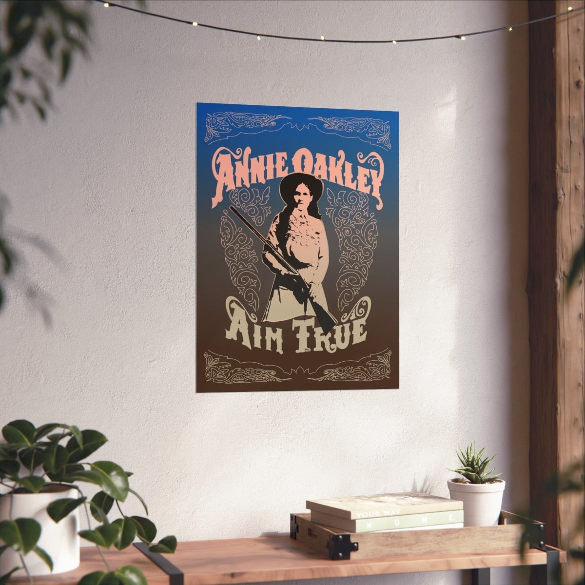 Annie Oakley Aim True Premium Wall Art Print