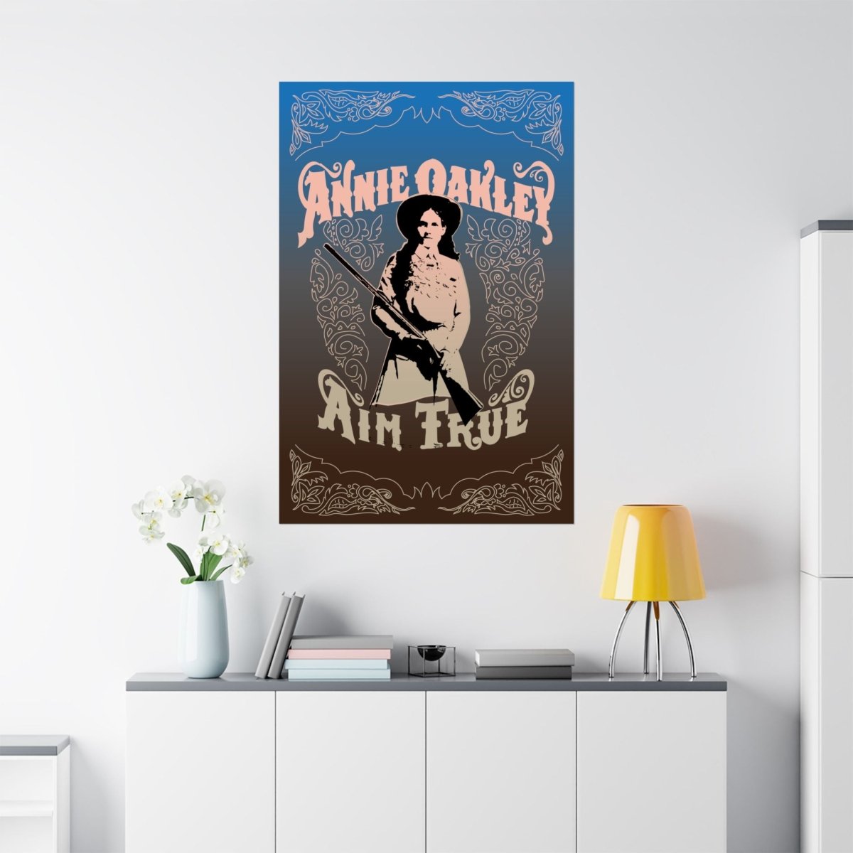 Annie Oakley Aim True Premium Wall Art Print