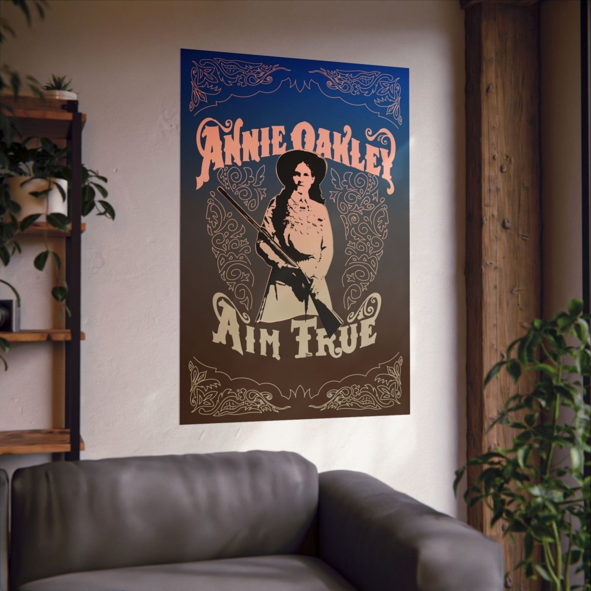 Annie Oakley Aim True Premium Wall Art Print