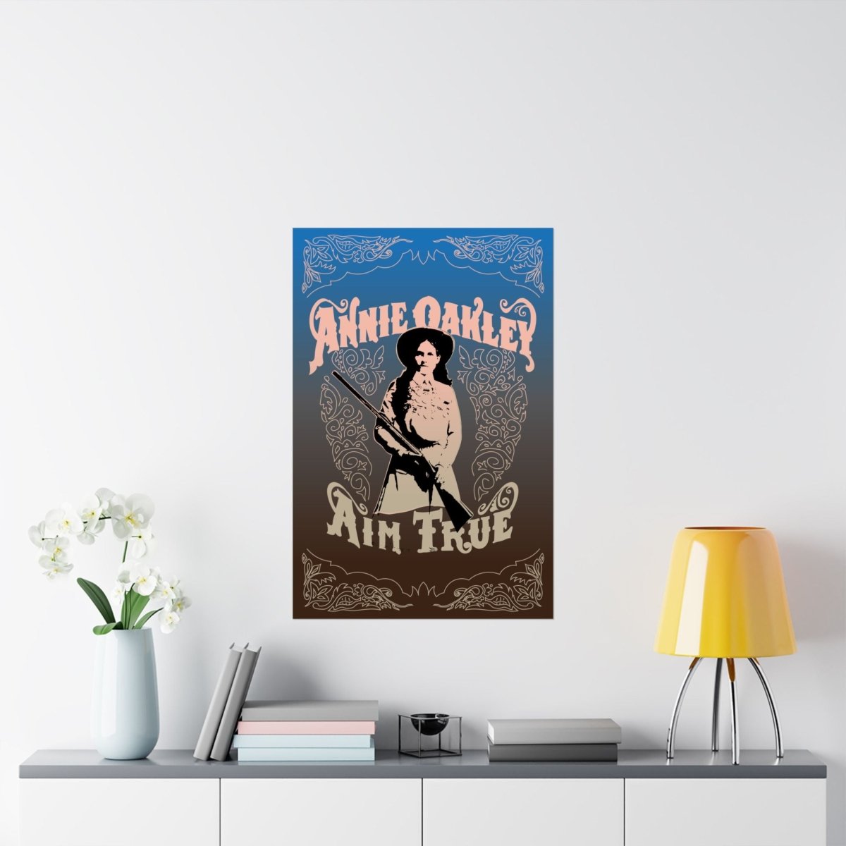 Annie Oakley Aim True Premium Wall Art Print