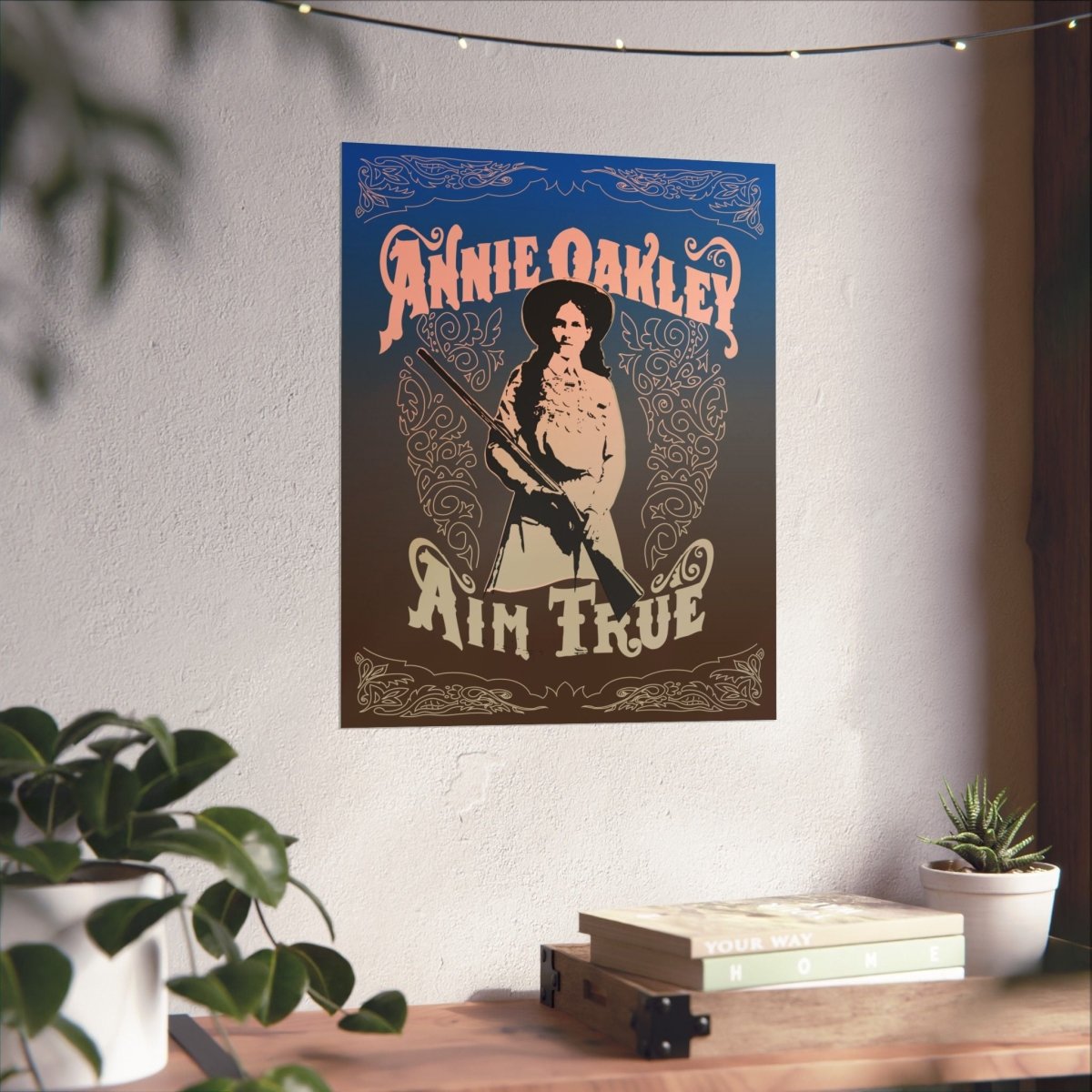 Annie Oakley Aim True Premium Wall Art Print