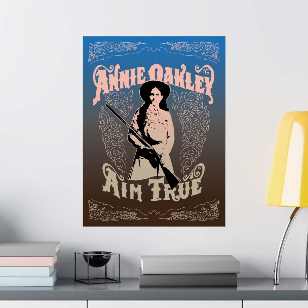 Annie Oakley Aim True Premium Wall Art Print