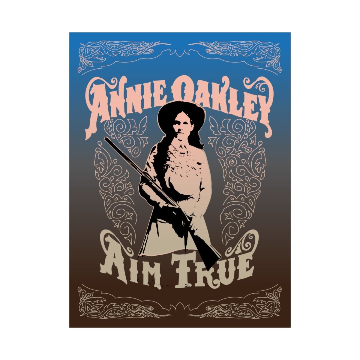 Annie Oakley Aim True Premium Wall Art Print