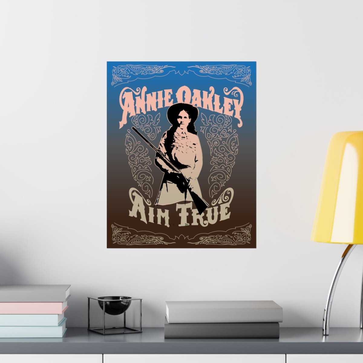 Annie Oakley Aim True Premium Wall Art Print